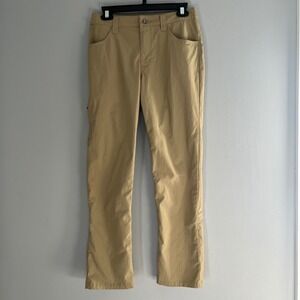 Patagonia Mens Lightweight Outdoor Hiking Tan Hiking Pants Size 28x29 Nylon Gorp